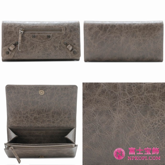 BALENCIAGA/バレンシアガ 2012年春夏新作THE CLASSIC MONEY2つ折り長財布 163471 D940T 2525 